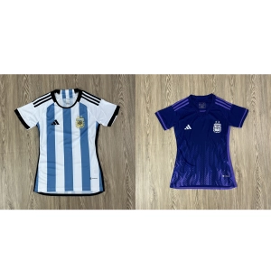 สินค้า เสื้อบอลผู้หญิง เสื้อบอลทีม Argentine แบบเดียวกับต้นฉบับ รับประกันคุณภาพ เกรดAAA
