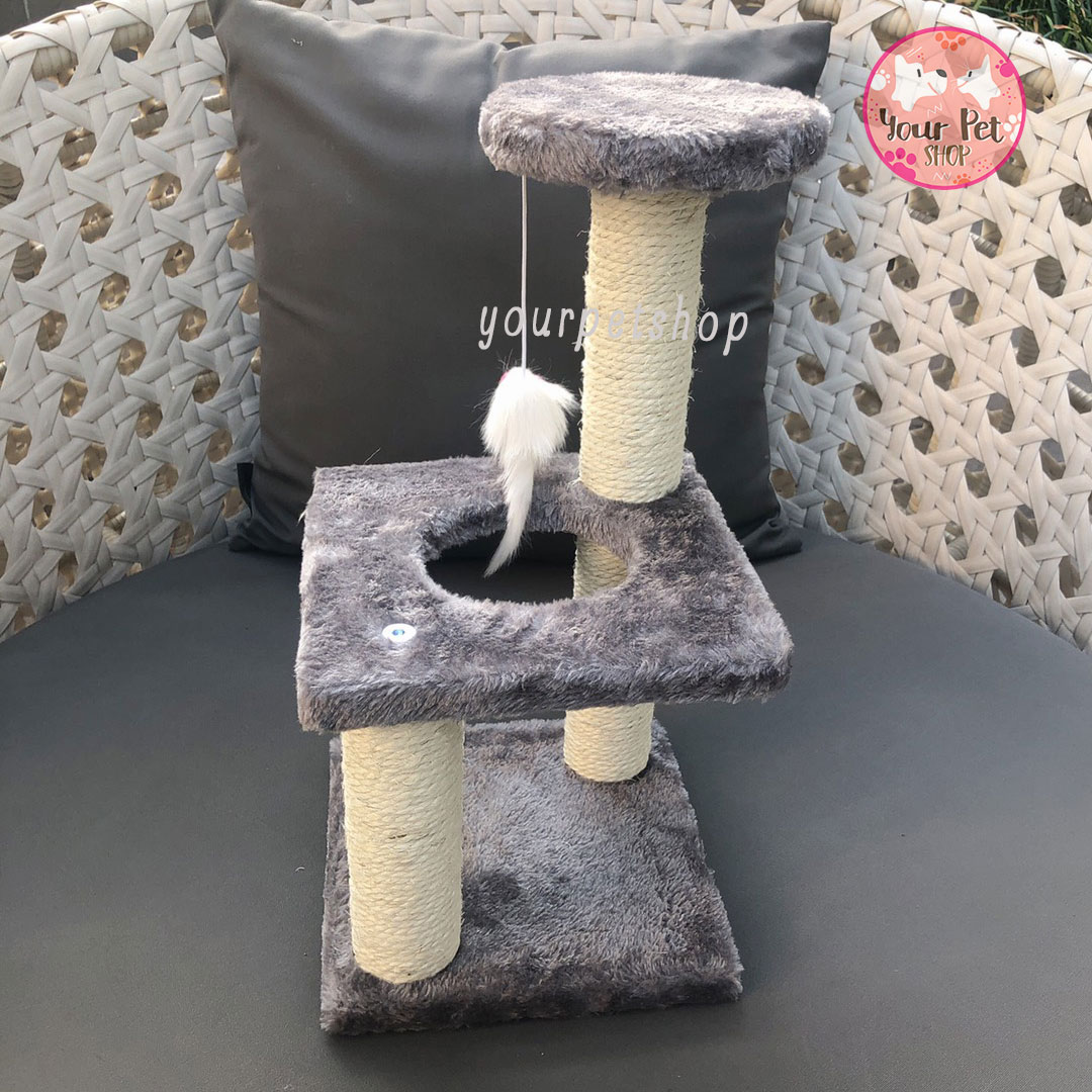 ที่ฝนเล็บ ที่ฝนเล็บแมว ที่ลับเล็บแมว Cat Scratcher ราคาถูก รุ่น 2 ชั้น ขนาด 16x8x8 นิ้ว by Your Pet Shop