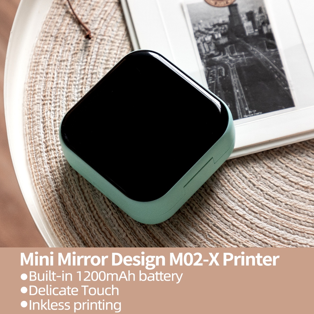 Phomemo M02X Portable Mirro Design Mini Thermal Label Printer
