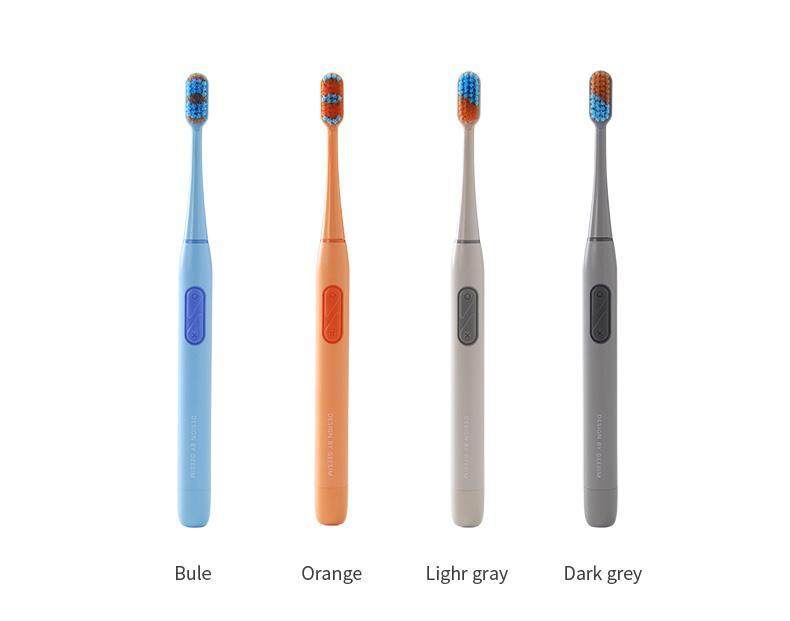  สิงห์บุรี geesim G02 Electric Toothbrushes Sonic Vibration แปรงฟันไฟฟ้า แปรงสีฟันไฟฟ้าแบบชาร์จได้ พร้อมหัวเปลี่ยน Ultrasonic Toothbrush 15 คะแนน สีส้ม  สีฟ้า  สีขาว  สีเทาเข็ม 
