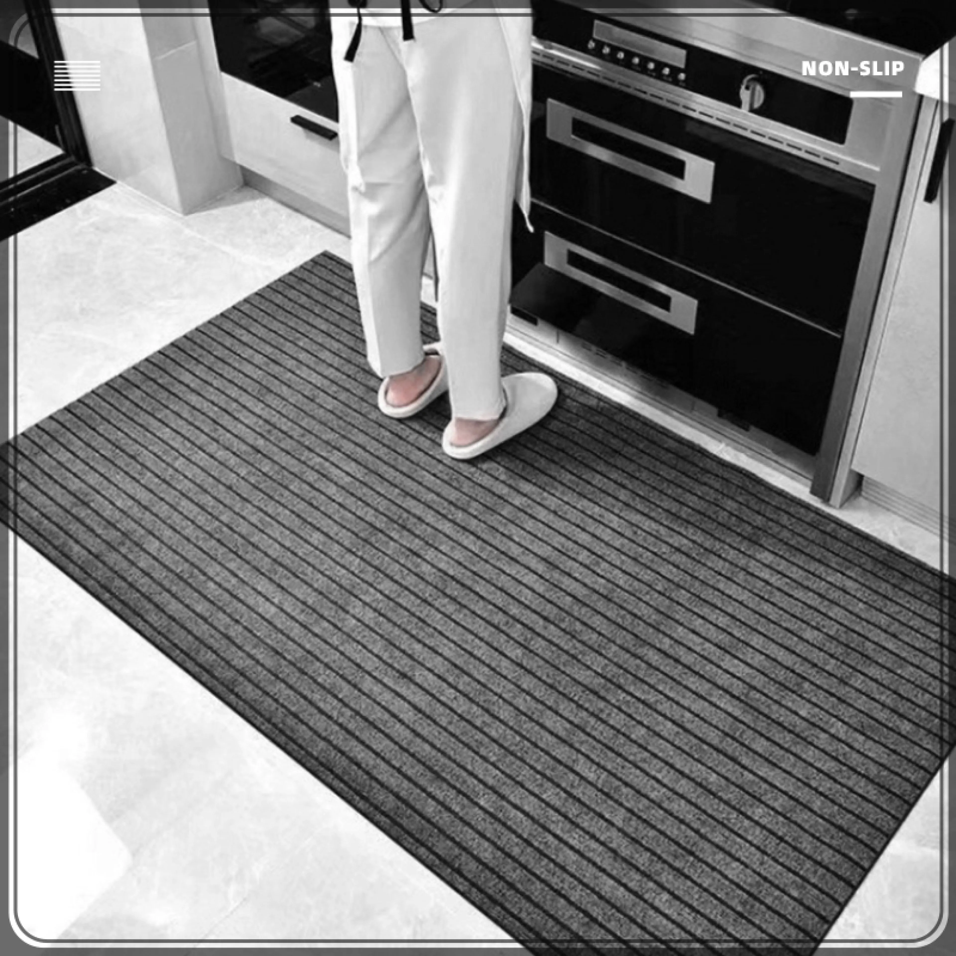 🔥 Doormat 🔥 Nylon Floor Rugs, Dust-Trapping Carpets, Quickly Absorb Water, Are Non-Slip, Durable, Don'T Get Easily Dirty, Good Quality, Color Doesn'T Fade, Can Be Cut.