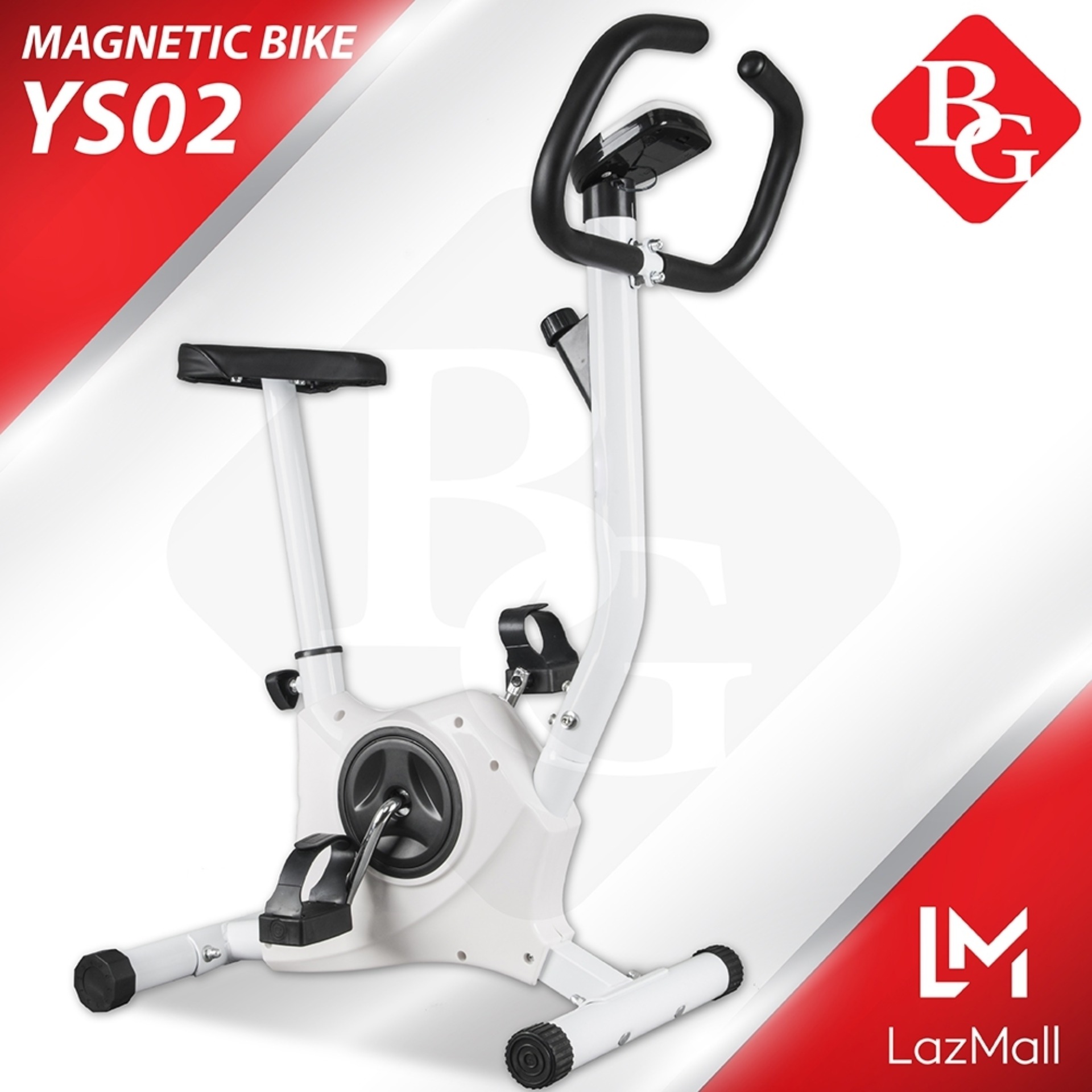 ดูภาพ B&G Exercise Bike จักรยานออกกำลังกาย Magnetic Bike รุ่น YS02 (White) เพิ่มเติม B&G Exercise Bike จักรยานออกกำลังกาย Magnetic Bike รุ่น YS02 (White)