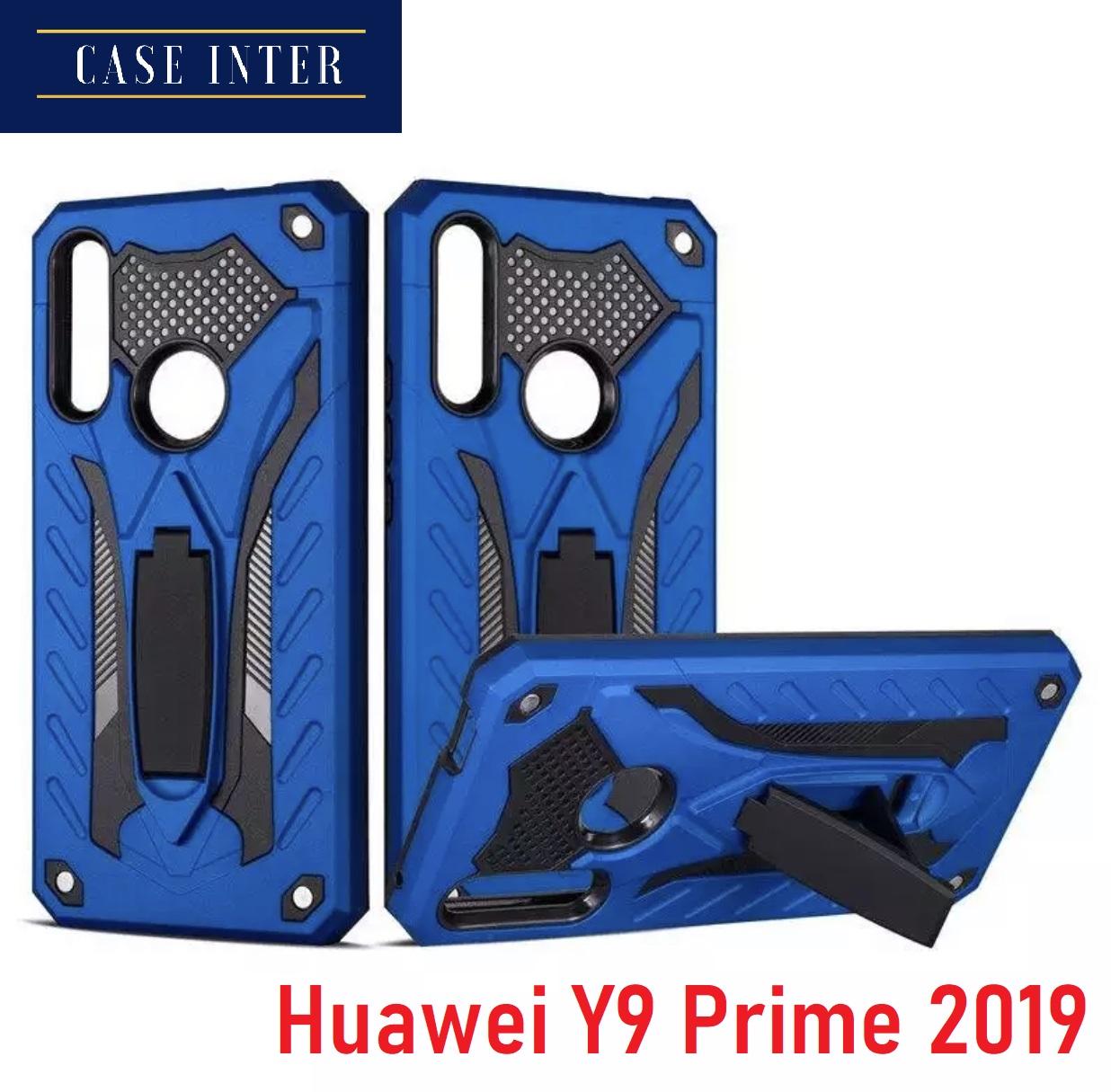 [รับประกันสินค้า] Case Huawei Y9 Prime 2019 เคสหัวเหว่ย เคสหัวเว่ย เคส Huawei Y9 Prime 2019 case เคสหุ่นยนต์ เคสไฮบริด มีขาตั้ง เคสกันกระแทก TPU CASE สินค้าใหม่