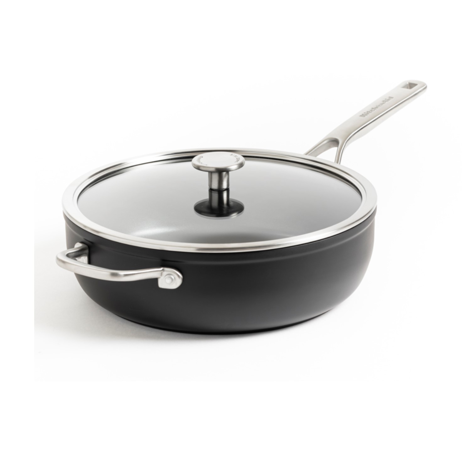 กระทะอะลูมิเนียมมีฝาปิด KITCHENAID Covd Skillet With HH 28cm ราคา 2,490 บาท*ส่งฟรี