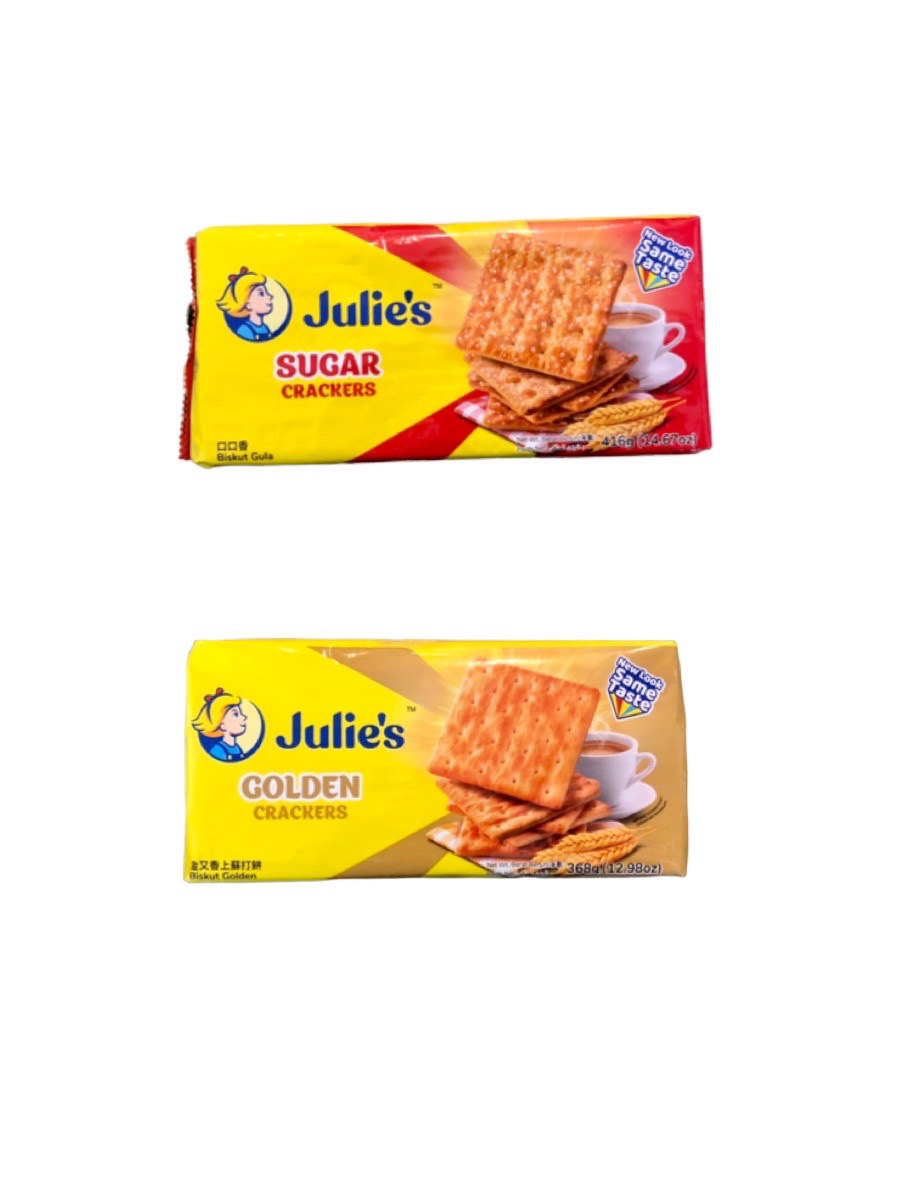 julie's crackers จูลี่ส์แครกเกอร์ ขนมปังกรอบ ราคา 52 บาท*ส่งฟรี