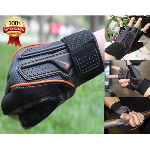 SALE!!!  ถุงมือฟิตเนส Nike รุ่น FITDRY ของแท้100% (ใหม่ล่าสุด) ถุงมือฟิตเนส ถุงมือยกน้ำหนัก ถุงมือยกดรัมเบล ถุงมือออกกำลังกาย