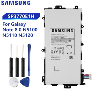 ภาพหน้าปกสินค้าแบตเตอรี่ Samsung Galaxy Note 8.0 N5100 N5110 N5120 ของแท้แท็บเล็ตแบตเตอรี่ SP3770E1H 4600mAh ซึ่งคุณอาจชอบสินค้านี้