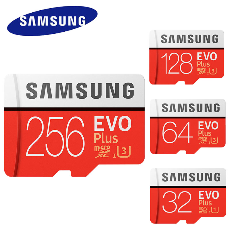 เมมโมรี่การ์ด SAMSUNG Micro SDXC/HC 32 GB 64 GB 128 GB 256 GB Class 10 EVO Plus (U 3 95 MB/s.) เมมโมรี่การ์ด memory card การ์ดหน่วยความจำ ไมโคร เอสดีการ์ด SD card SAMSUNG Micro SDXC/HC ราคา 109 บาท*ส่งฟรี