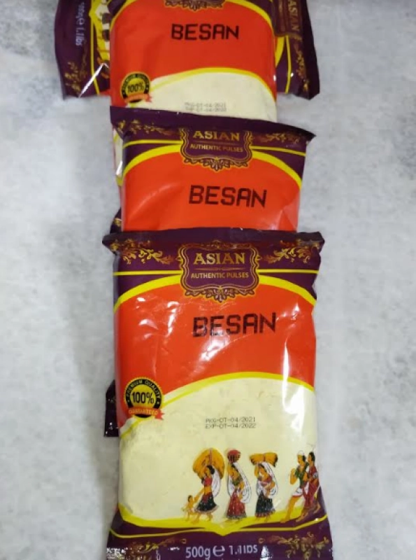 ภาพหน้าปกสินค้าAsian Besan,Chick Peas Flours (बेसन แป้งถั่วลูกไก่) 500g