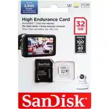 ภาพขนาดย่อของสินค้าSanDisk 32GB High Endurance Micro SDHC R100/W40