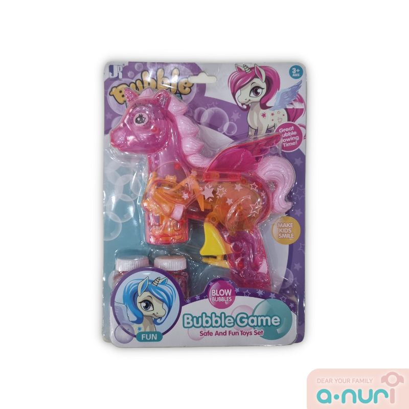 Anuri เป่าฟอง ปืนเป่าฟอง ของเล่นเป่าฟอง ม้ายูนิคอน Soap bubble unicorn ของเล่นเด็ก ของเล่นเป่าฟอง เหมาะสำหรับเด็กอายุ 3 ปีขึ้นไป ราคา 99 บาท*ส่งฟรี