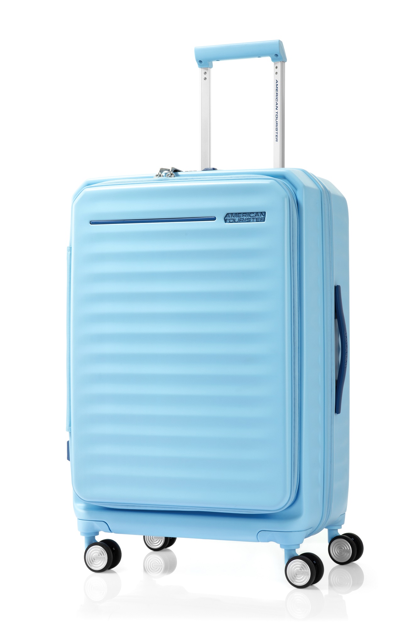 AMERICAN TOURISTER กระเป๋าเดินทางล้อลาก (25นิ้ว) รุ่น FRONTEC SPINNER 68/25 EXP TSA ราคา 7,600 บาท*ส่งฟรี