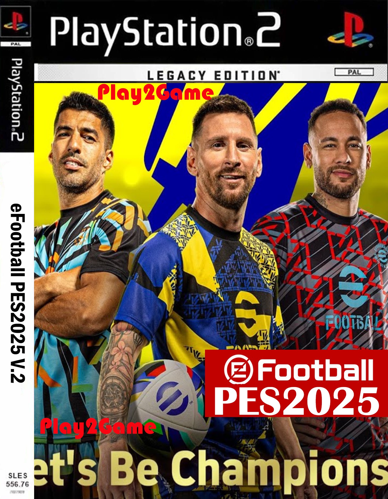 แผ่นเกมส์ PES 2025 V.3 Winter Transfer Playstation 2 คุณภาพสูง ราคาถูก ราคา 38 บาท*ส่งฟรี