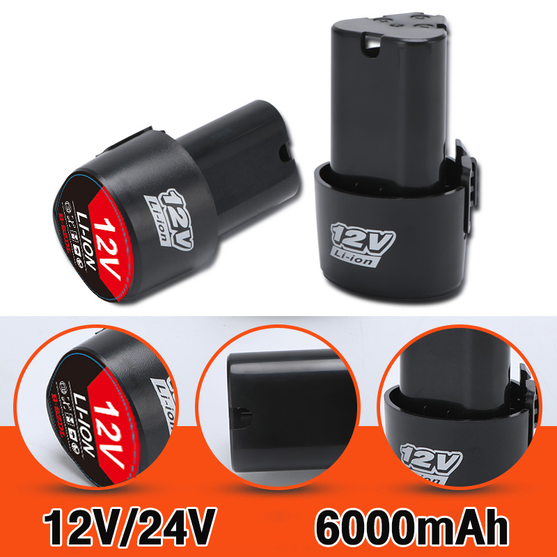 Battery Cordless Drill Drill 12V Lithium-Ion Battery Lithium-Ion Battery Triangular Shape Product According to Selection ราคา 47 บาท*ส่งฟรี