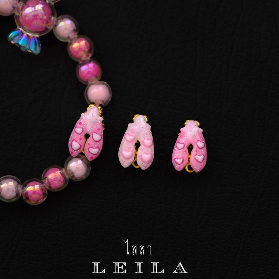Leila Amulets แมลงภู่คำหลวง Baby Leila Collection Mini Heart Edition (พร้อมกำไลสวยงาม) ราคา 2,290 บาท*ส่งฟรี