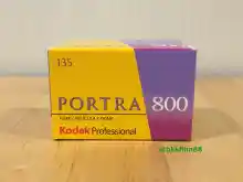 ภาพขนาดย่อของสินค้าฟิล์มสี Kodak Portra 800 Professional Color Film 35mm 36exp ฟิล์มถ่ายรูป 35มม. ฟิล์ม 135