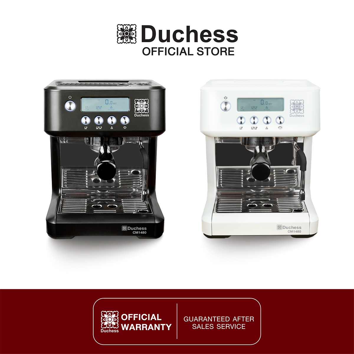 Duchess CM1480B/W Automatic Coffee Machine – Easy to Use, Available in Black/White ราคา 7,990 บาท*ส่งฟรี
