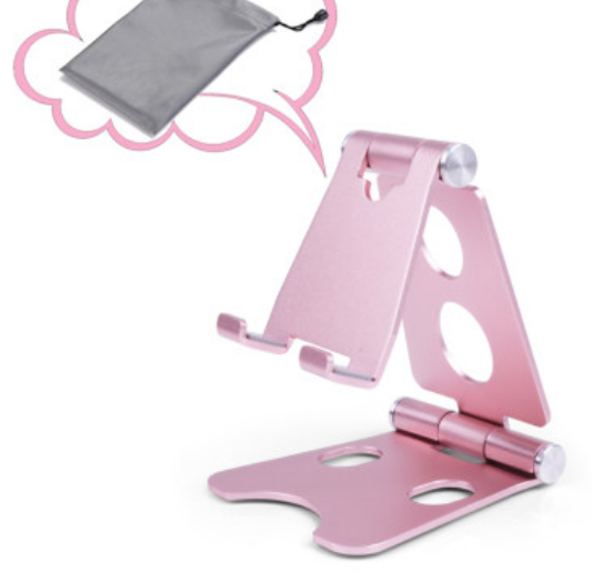 Phone Desk Stand Holder - ที่วางโทรศัพท์ตั้งโต๊ะ,Aluminum Desktop Solid Portable Universal Desk Stand for All Mobile Smart Phone Tablet Display QT Mobile