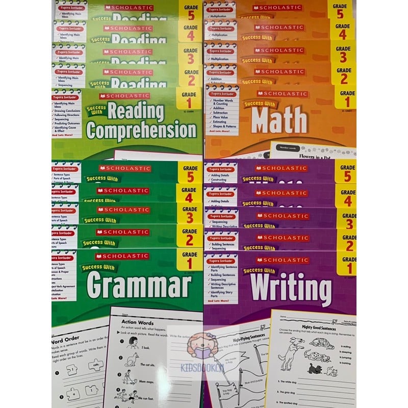 SCHOLASTIC Scholastic Success With Math/Grammar/Writing/Reading
