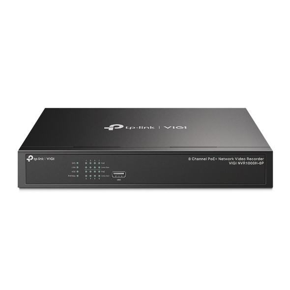 (ส่งจากกรุงเทพ) TP-Link VIGI NVR1008H-8MP เครื่องเก็บข้อมูล VIGI 8 Channel PoE+ Network Video Recorder - yimsure ราคา 4,588 บาท*ส่งฟรี