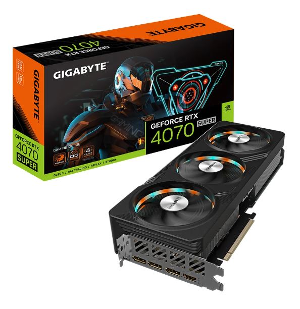 VGA (การ์ดแสดงผล) GIGABYTE GEFORCE RTX 4070 SUPER GAMING OC 12G - 12GB GDDR6X (GV-N407SGAMING OC-12GD) ราคา 29,530 บาท*ส่งฟรี