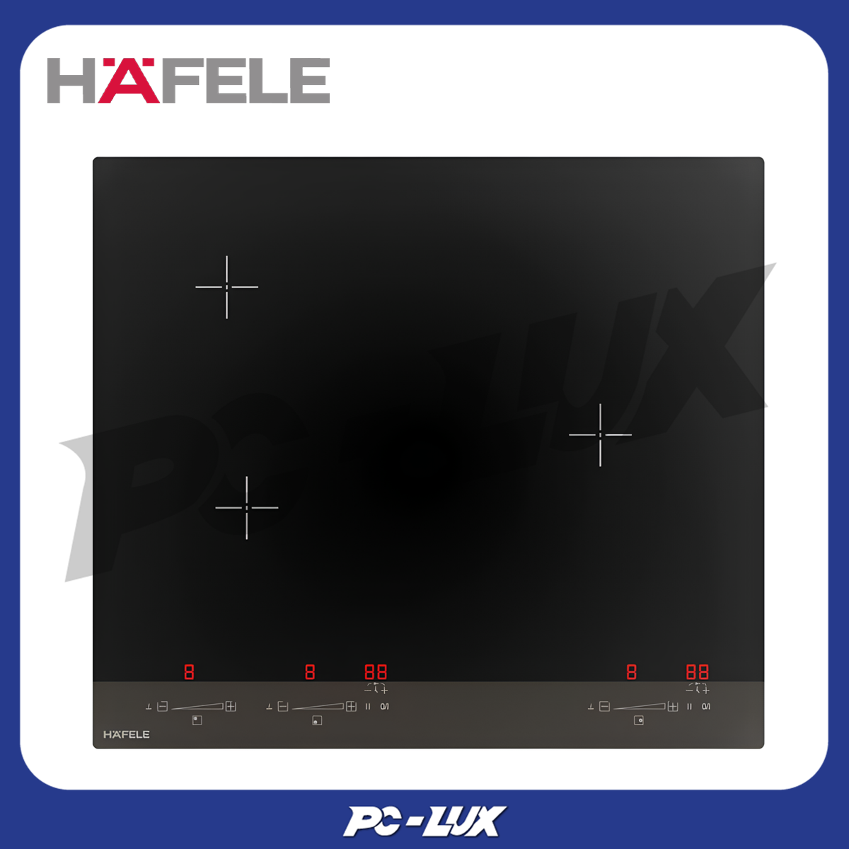 Hafele Ceramic Glass Built-In Stove with 3 Electric Burners, Size 52 Cm. Model 495.06.171 ราคา 24,725 บาท*ส่งฟรี