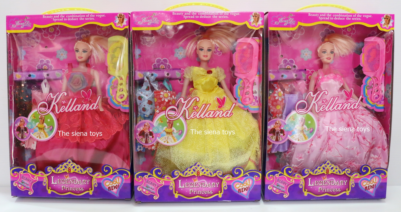 ตุ๊กตา ตุ๊กตาบาร์บี้พร้อมชุดตุ๊กตา และอุปกรณ์ตามรูป (สินค้าถ่ายจากของจริง100%)