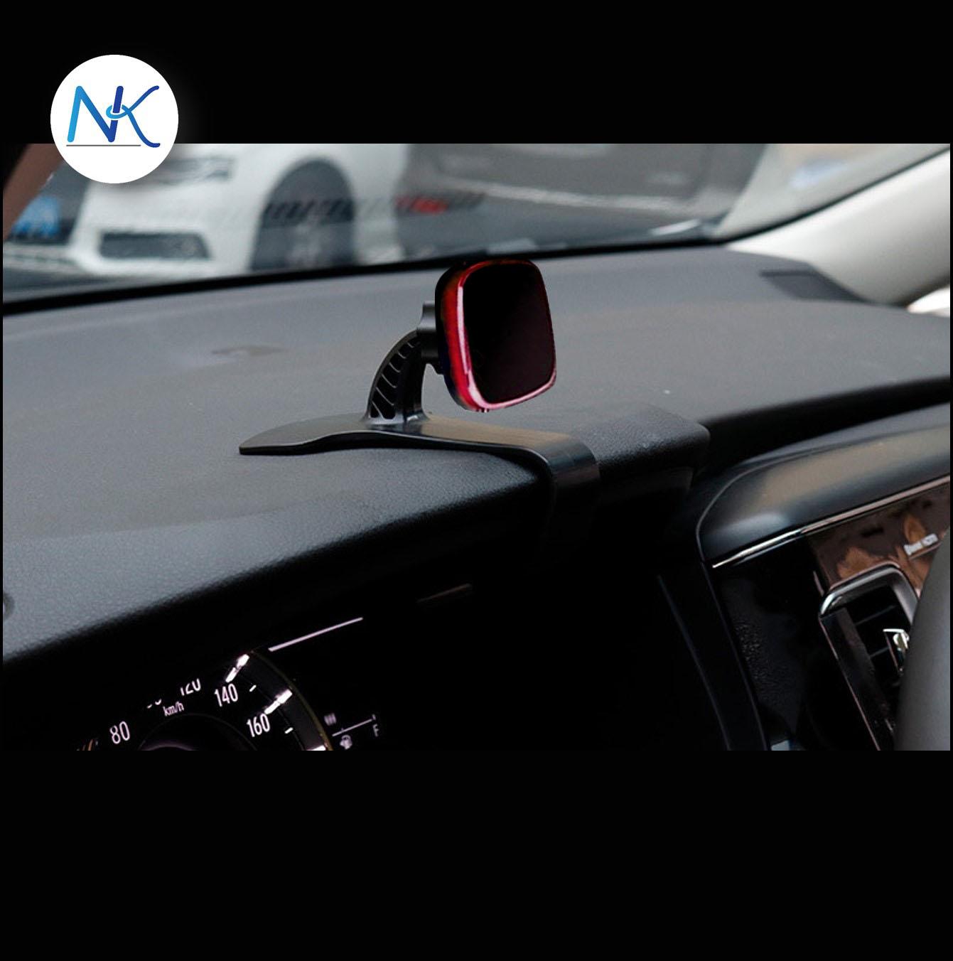 nkshop ที่วางโทรศัพท์ในรถ ที่ยึดโทรศัพท์ในรถ แท่นวางโทรศัพท์ในรถ หมุนปรับระดับได้ หนีบคอนโซล แม่เหล็ก