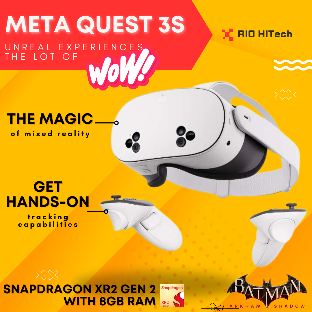 Meta Quest 3S - Mixed reality Unreal experiences ราคา 12,290 บาท*ส่งฟรี