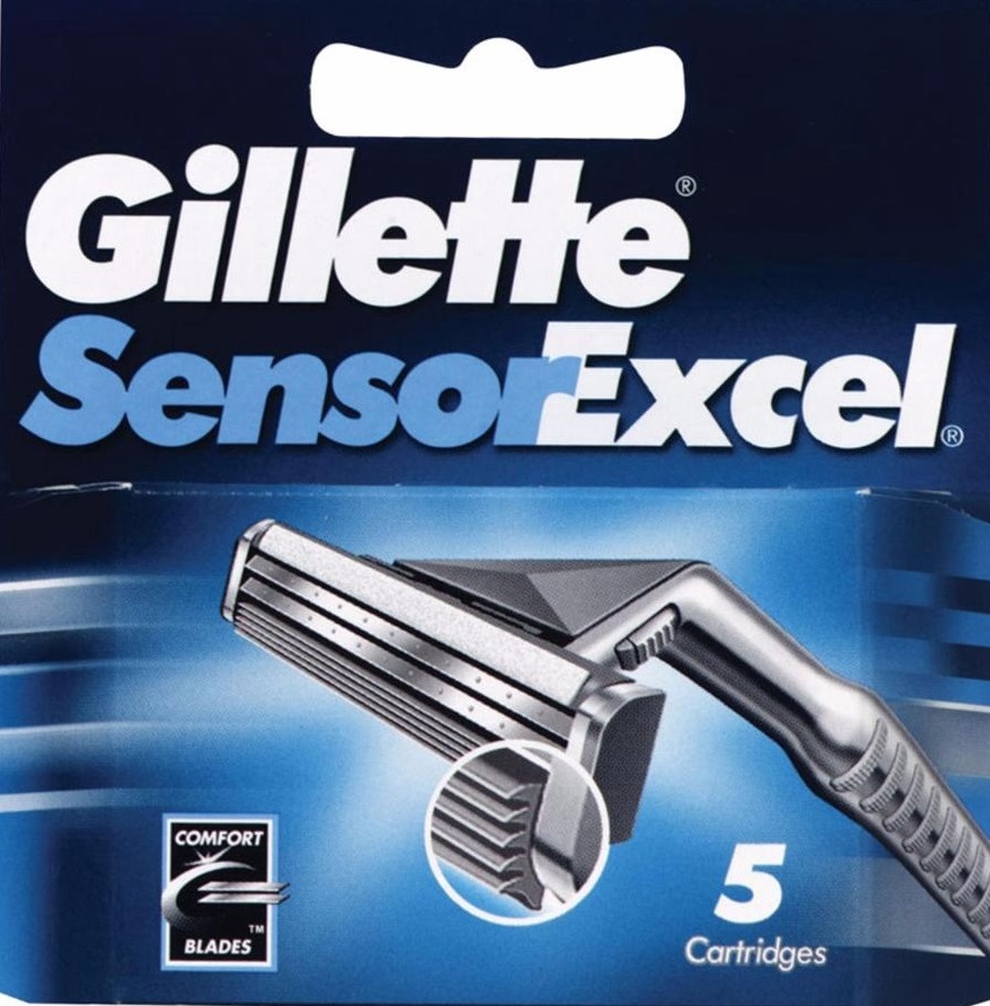 รายละเอียดเพิ่มเติมเกี่ยวกับ Gillette sensor Excel Blades Pack 5.