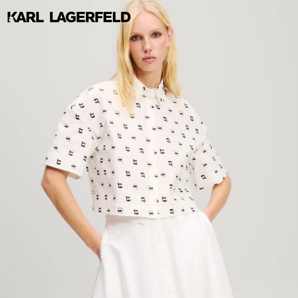 KARL LAGERFELD - IKON ALL-OVER-PRINT SHIRT ราคา 4,675 บาท*ส่งฟรี