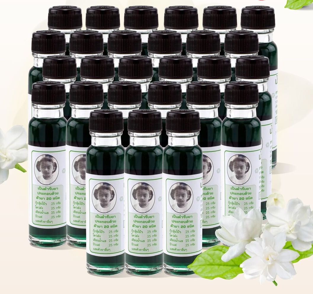 ราคาส่งพิศษ ลด30% น้ำมันเขียว แม่มะลิ ชุด 2 โหล แถม 4 อ่านรายละเอียดก่อนสั่งสินค้า ราคา 1,590 บาท*ส่งฟรี