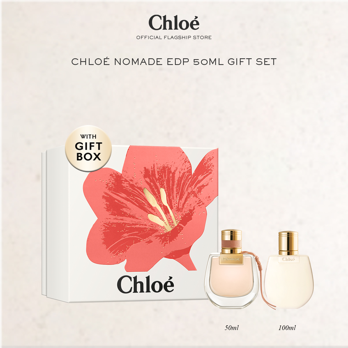 Chloé Nomade EDP Fragrance Sets 50 ML + 100 ML ราคา 4,913 บาท*ส่งฟรี