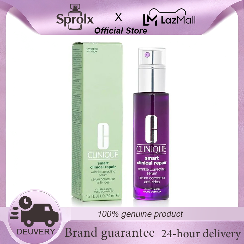 Clinique Smart Clinical Repair Wrinkle Correcting Serum Anti-Aging Wrinkle Firming Skin ราคา 1,229 บาท*ส่งฟรี