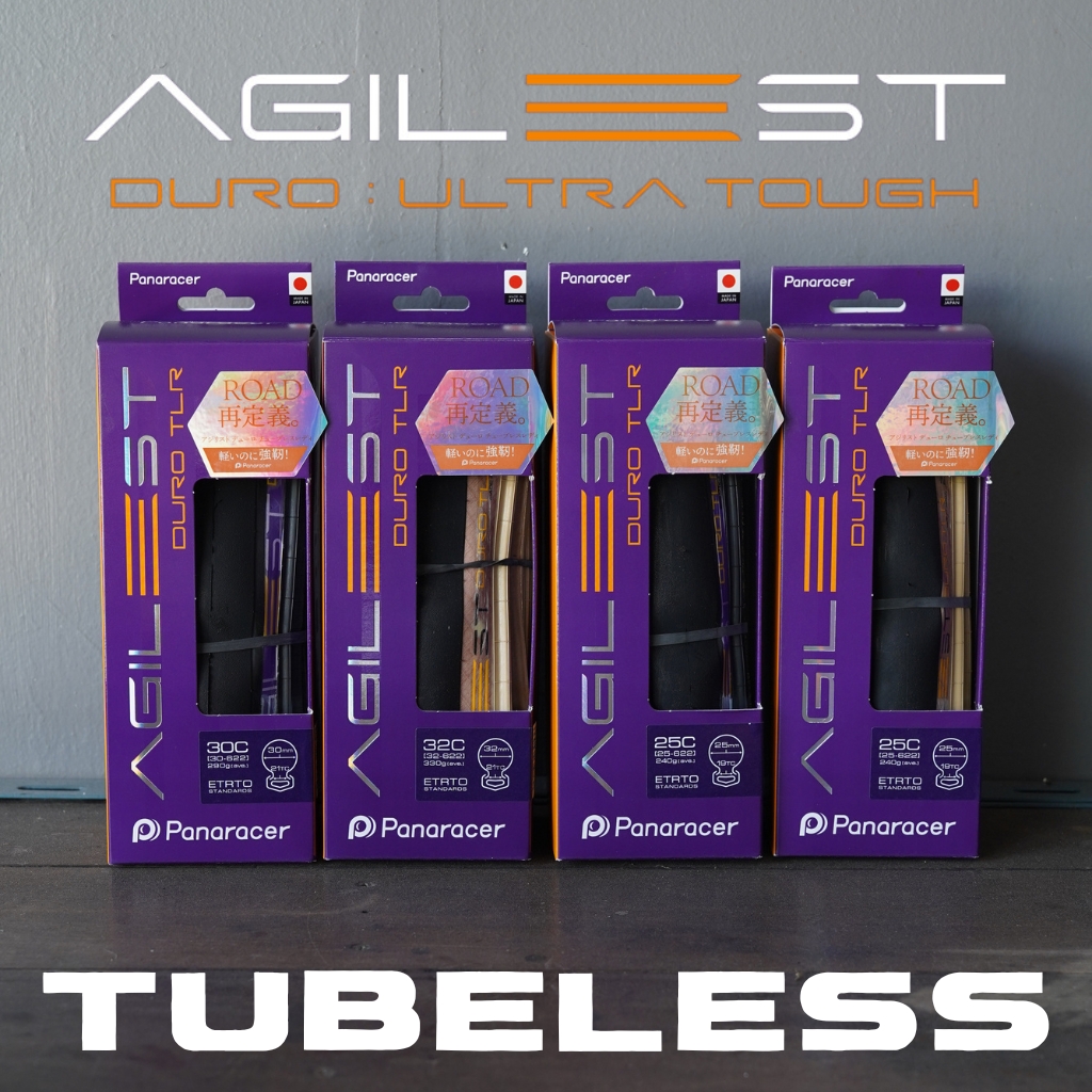 ยางเสือหมอบ Panaracer Agilest Duro TLR tubeless ready ราคา 2,300 บาท*ส่งฟรี