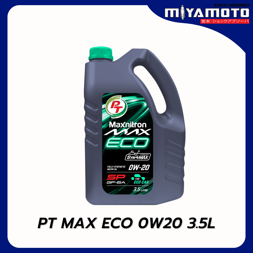 น้ำมันเครื่องเบนซิน สังเคราะห์แท้ PT Maxnitron Max ECO (0W-20) 3.5 ลิตร +กรองน้ำมันเครื่อง(ทักแชท) ราคา 699 บาท*ส่งฟรี