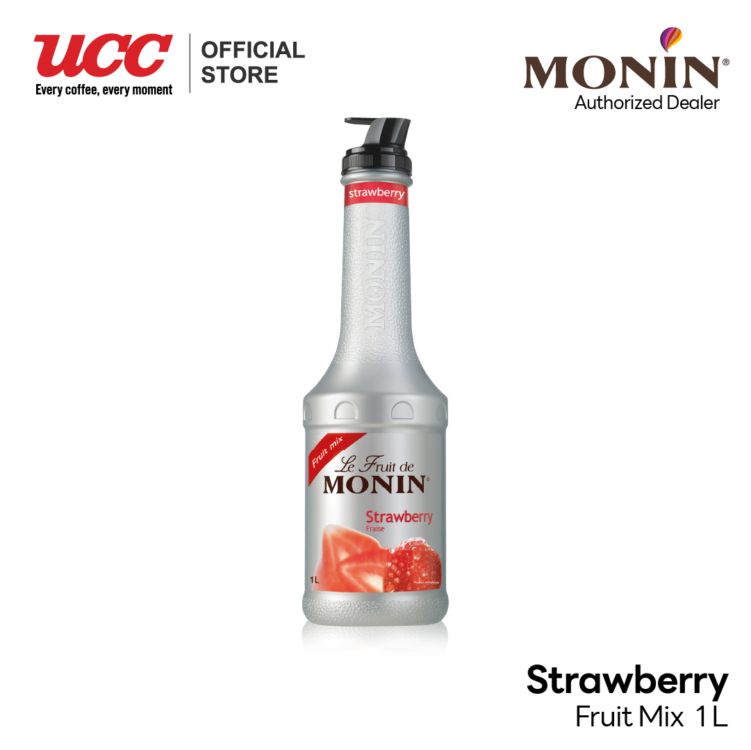 MONIN Strawberry Fruit Mix สตรอว์เบอร์รีฟรุ๊ตมิกซ์ 1L. ราคา 599 บาท*ส่งฟรี