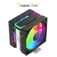 OCYPUS DELTA A40 BLACK SE DUAL FAN ARGB (CPU AIR COOLER / ชุดลมความร้อนซีพียู)