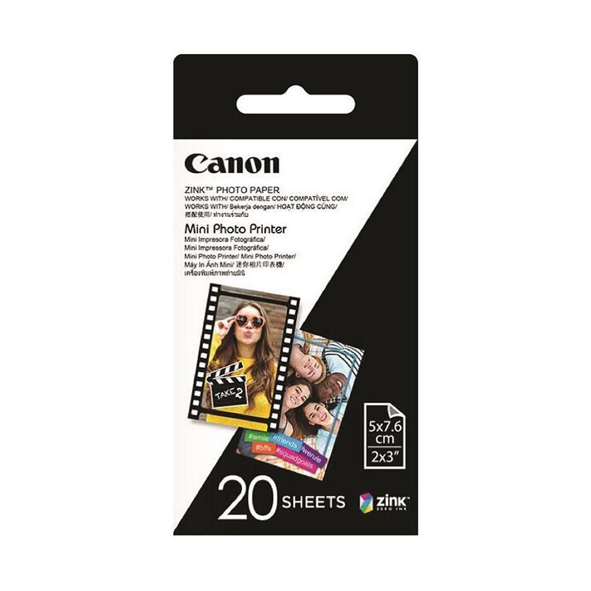 ข้อมูลเพิ่มเติมของ Canon ZP-2030 Zink™ Photo Paper (20แผ่น) by FOTOFILE
