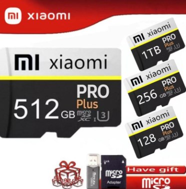 【คลังสินค้าพร้อม】xiaomi white black high speed 64GB, 128GB, 256GB, 512GB การ์ดหน่วยความจำแฟลชขยาย การ์ดหน่วยความจำ (กล่องสีขาวเล็กและที่ใส่การ์ด) โทรศัพท์มือถือ/อุปกรณ์เสริม/ชิ้นส่วนที่เหมาะสำหรับโทรศัพท์มือถือ ราคา 88 บาท*ส่งฟรี