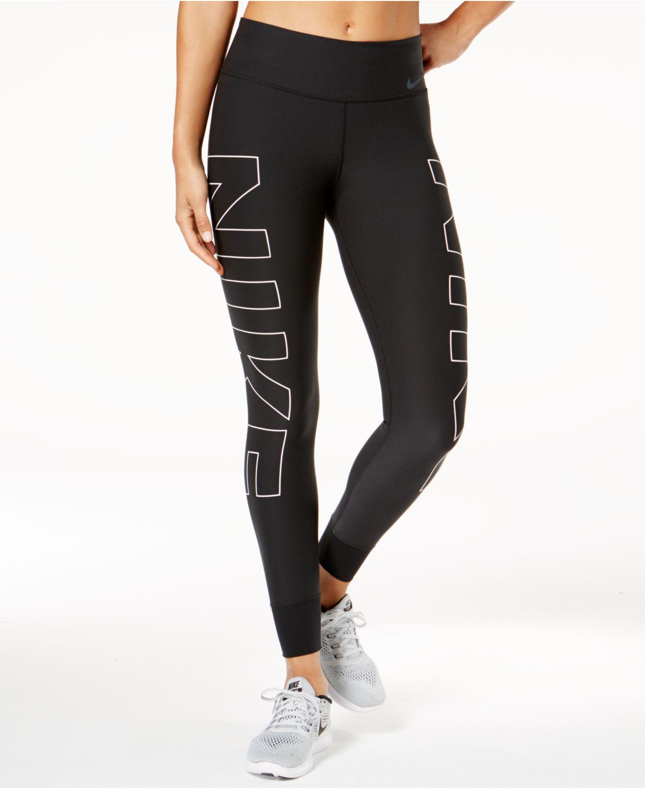 modelb Nike กางเกง เลกกิ้ง ออกกำลังกาย ผู้หญิง ไนกี้ Black Legging ของแท้ 100 ส่งไวด้วย kerry