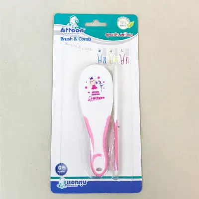 ATTOON Baby Brush and Comb Set (Hair Comb & Brush) / 1 Set (1)