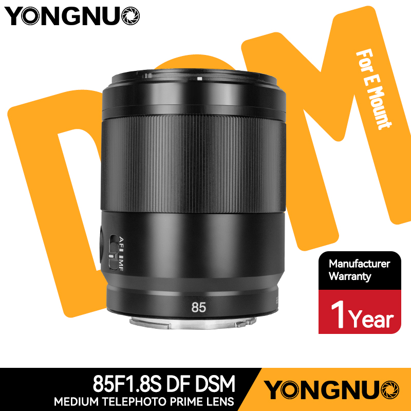 YONGNUO 85F1.8S DF DSM 2nd Verison Telephoto Prime Lens for Sony E Mount Mirrorless Cameras ราคา 12,490 บาท*ส่งฟรี