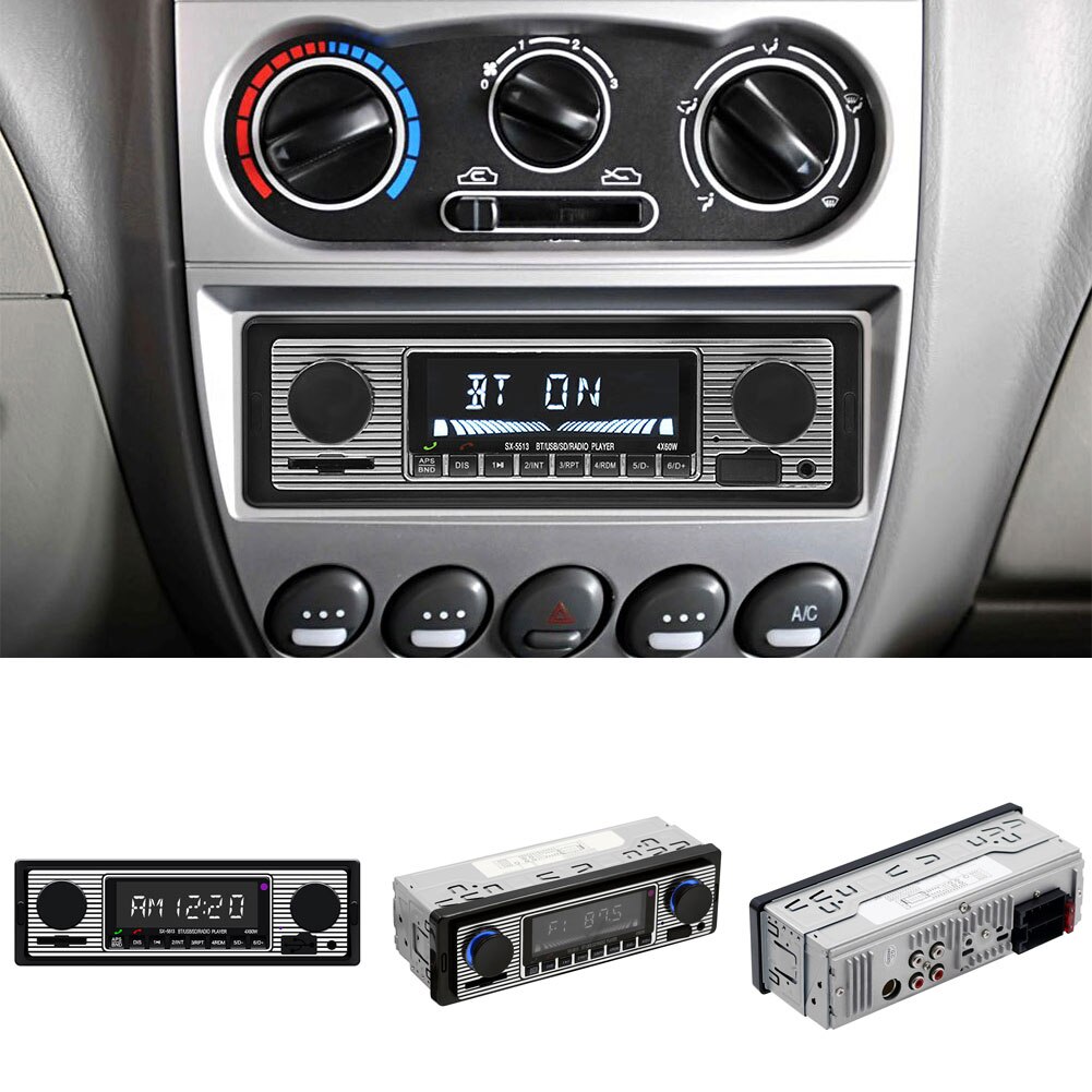 ข้อมูลประกอบของ (Bangkok , มีสินค้าในสต๊อก) วิทยุFM เครื่องเล่นMP3 เสียงบลูทูธ In-Dash 1 DIN CAR Stereo Bluetooth USB/SDแสงสีฟ้า รุ่น new than JSD-520