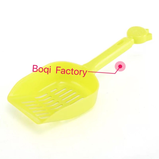 Boqi Factory ทีตักทรายแมว  ขนาด ใหญ่หนา มีหลายสี 0076