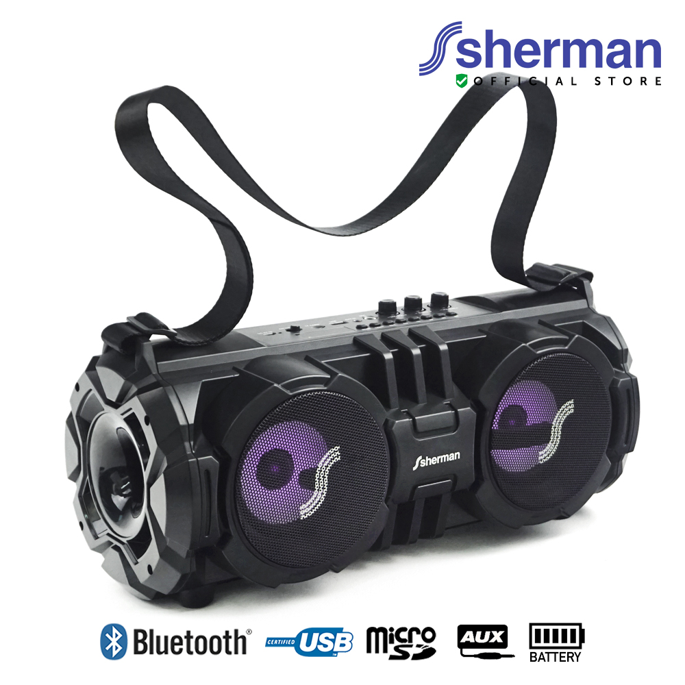 ดูภาพ Sherman ลำโพงแบบพกพา Bluetooth รุ่น S-13 เพิ่มเติม Sherman ลำโพงแบบพกพา Bluetooth รุ่น S-13