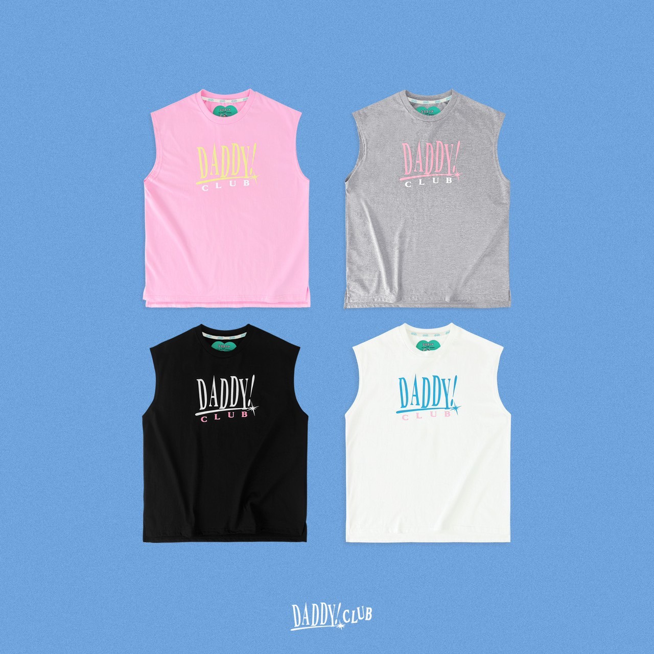DADDYCLUB | Daddy Club Tank Top เสื้อกล้าม oversize สุดน่ารัก ราคา 490 บาท*ส่งฟรี