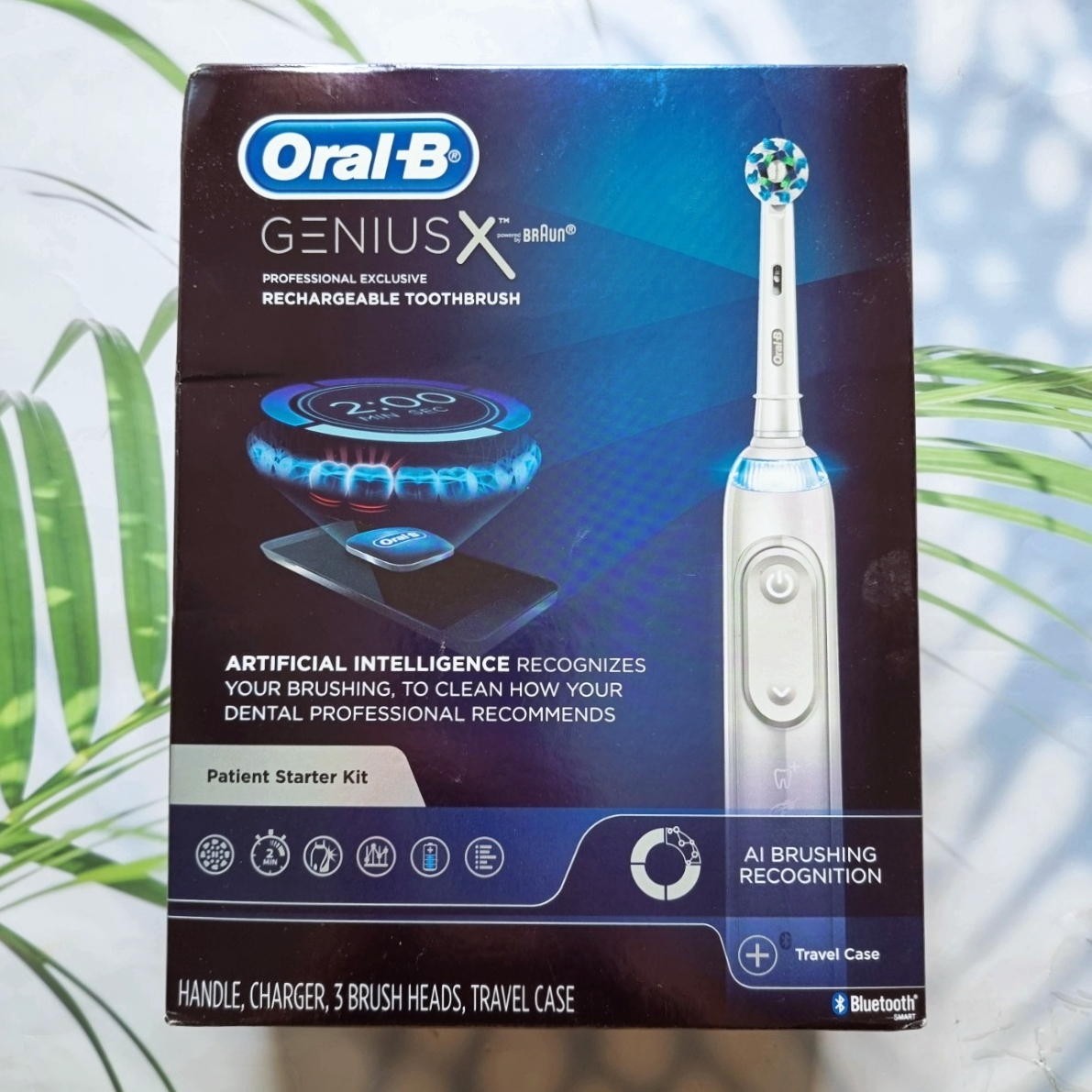 ออรัล-บี จีเนียส แปรงสีฟันไฟฟ้า Genius X Rechargeable Toothbrush Patient Starter Kit, White (Oral-B®) ราคา 14,599 บาท*ส่งฟรี