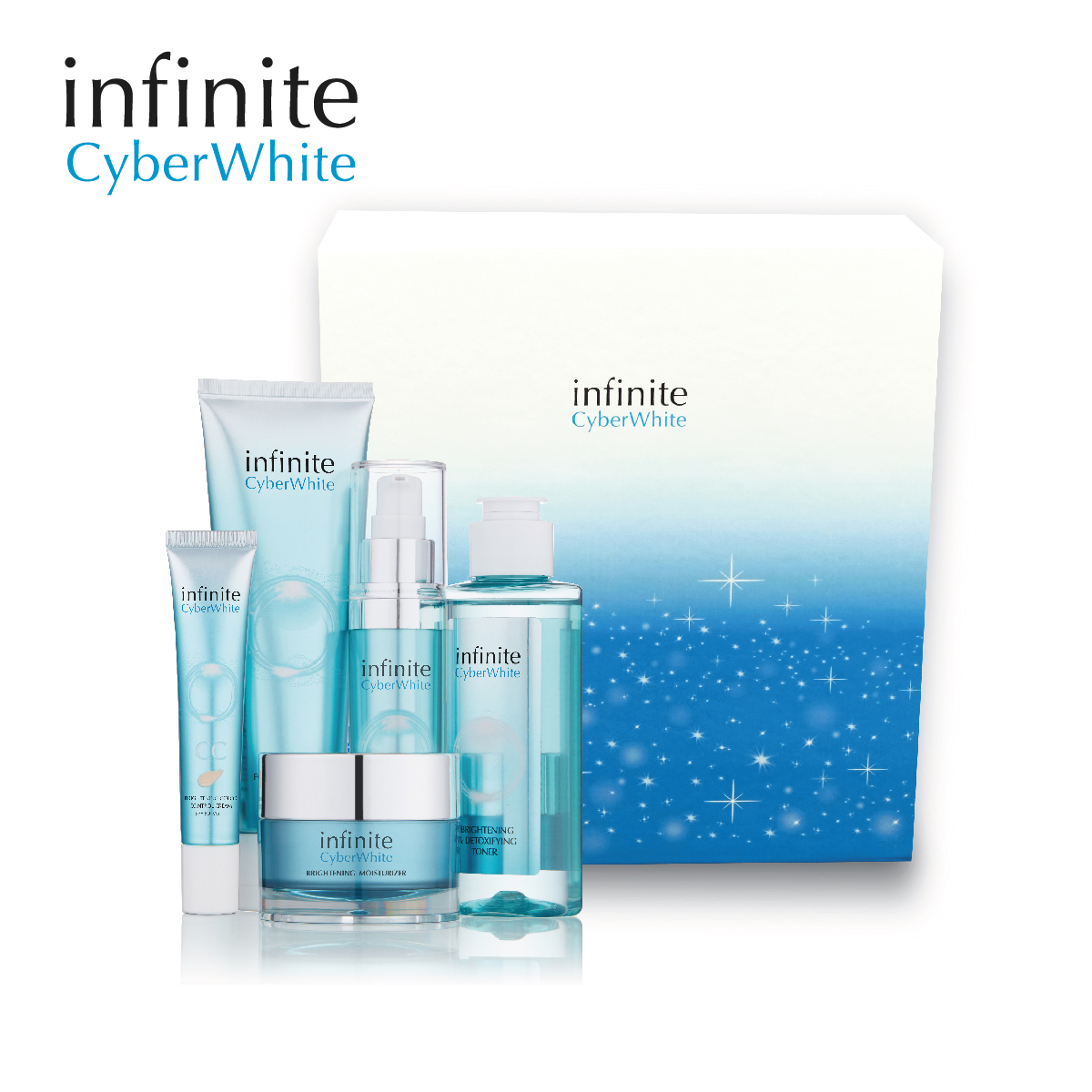 Perfect Bright & Shine Gift Set สกินแคร์เซ็ท จาก อินฟินิท ไซเบอร์ไวท์ ราคา 2,200 บาท*ส่งฟรี