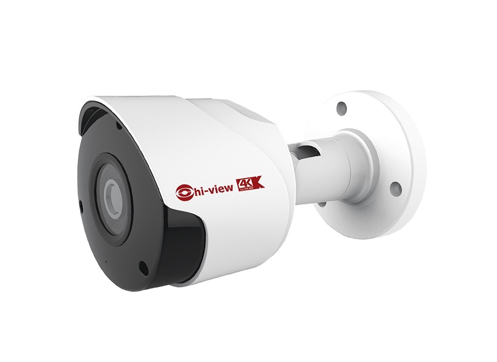 กล้องวงจรปิด Hi-view กล้องไอพี IP Camera HP-78B80PE cctv 4K ip camera ความละเอียด Pixels 3840(H)x2160(V), 8.0MP. / H.265, H.264